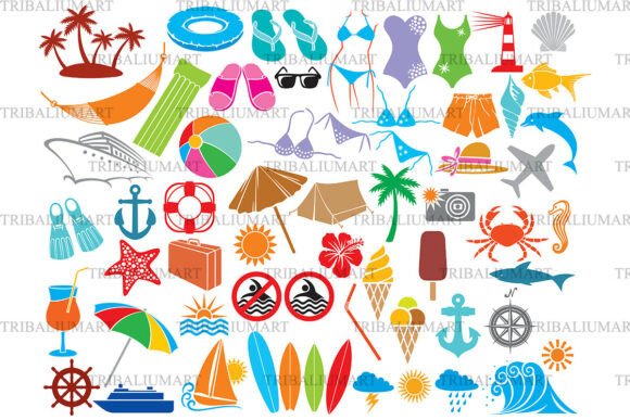 Download Summer Travel Icon Set - Premium Bundle