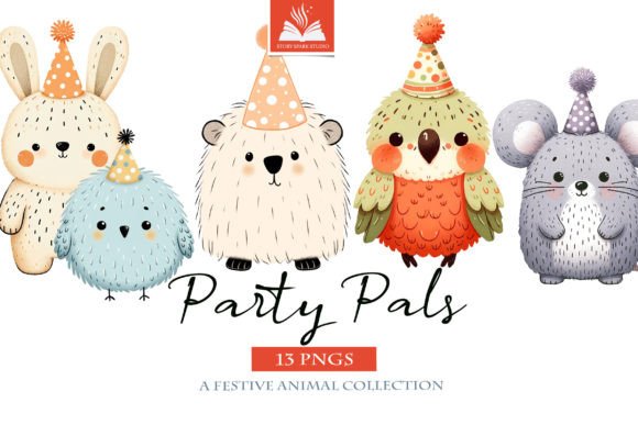 Download Animal Birthday Party Clipart - Birthday party Collection